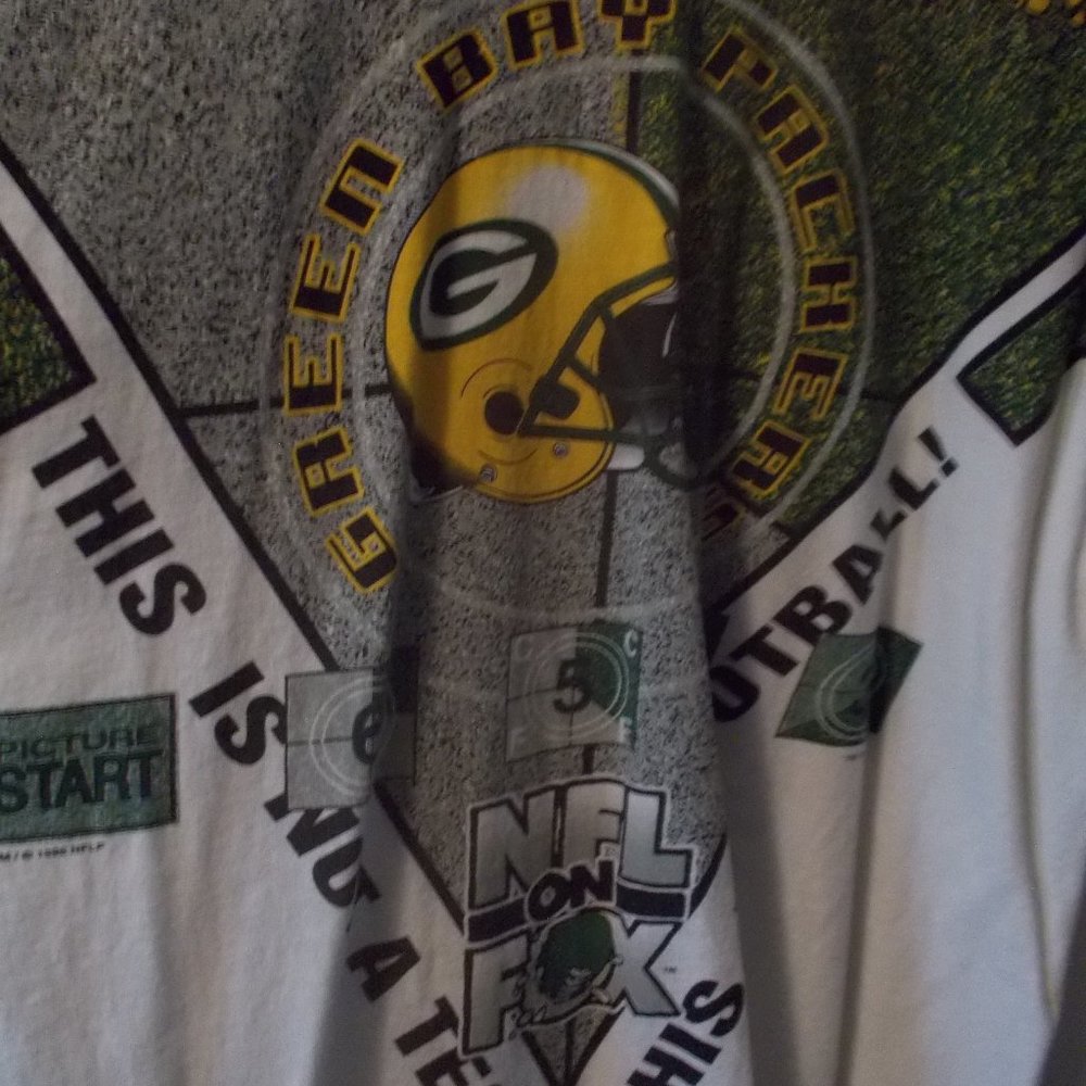 Vintage Green Bay Packers NFL on FOX XL T-Shirt 1995 Signal Sport